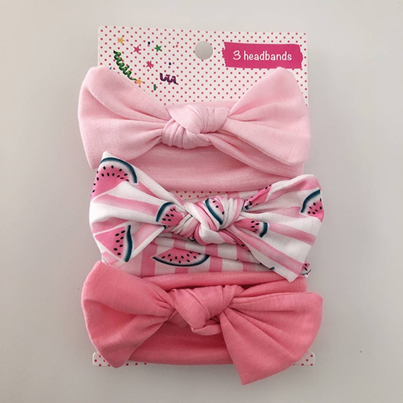 Baby Hair Bows Headband 3PC Set